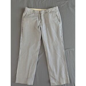 Bonobos Seersuckers Pants 31x30 Blue White Striped Standard Fit‎ Men's
